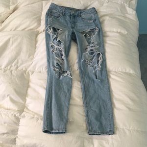 ✨Distressed AE High Waisted Skinny Jeans